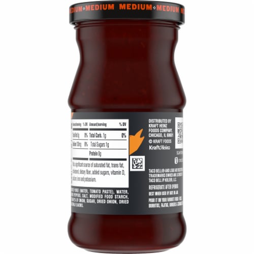 Taco Bell Mild Taco Sauce Perspective: bottom