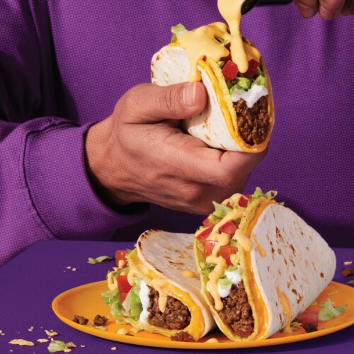Taco Bell Cheesy Double Decker Taco Dinner Kit Perspective: bottom
