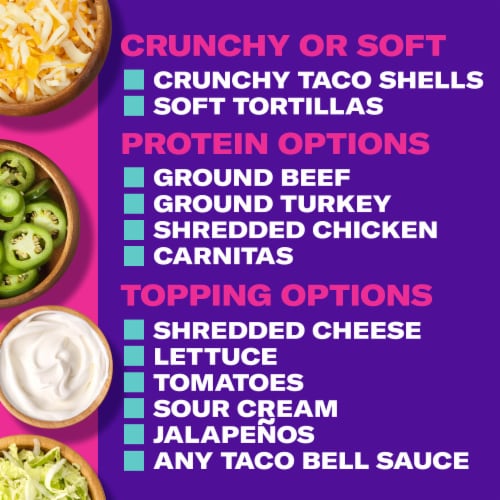 Taco Bell Mild Taco Seasoning Mix Perspective: bottom