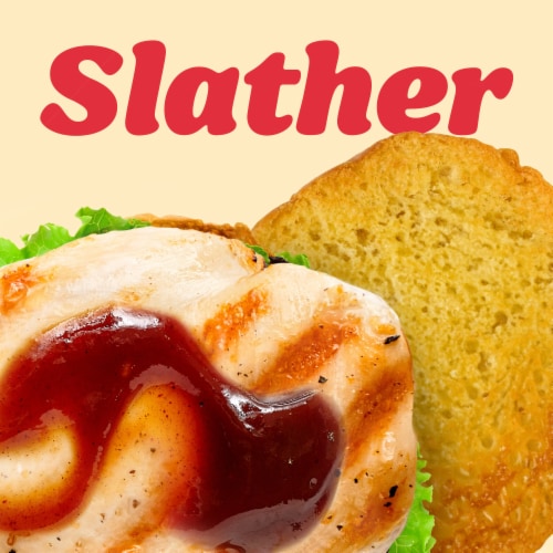 Kraft Spicy Honey Slow-Simmered BBQ Sauce Perspective: bottom