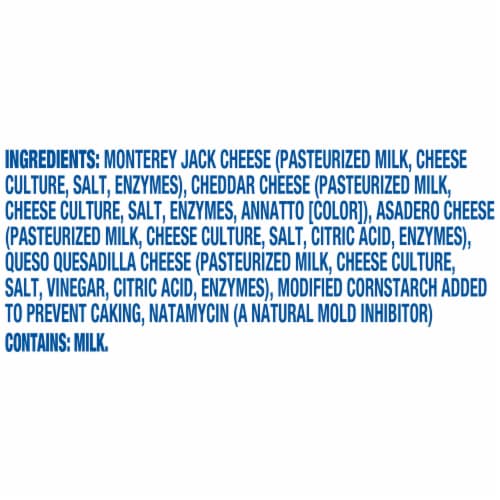 Kraft Mexican Style Four Cheese Blend Shredded Cheese, 16 oz Bag Perspective: bottom