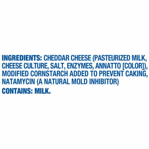 Kraft Sharp Cheddar Finely Shredded Cheese Perspective: bottom