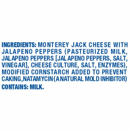 Kraft Pepper Jack Medium Shredded Cheese Perspective: bottom