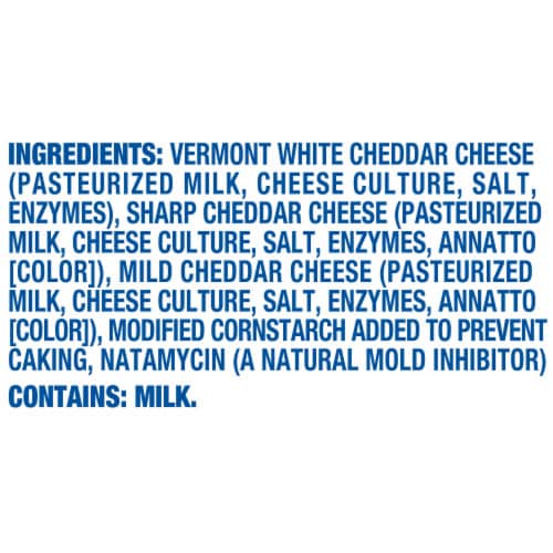 Kraft Triple Cheddar Finely Shredded Cheese Perspective: bottom