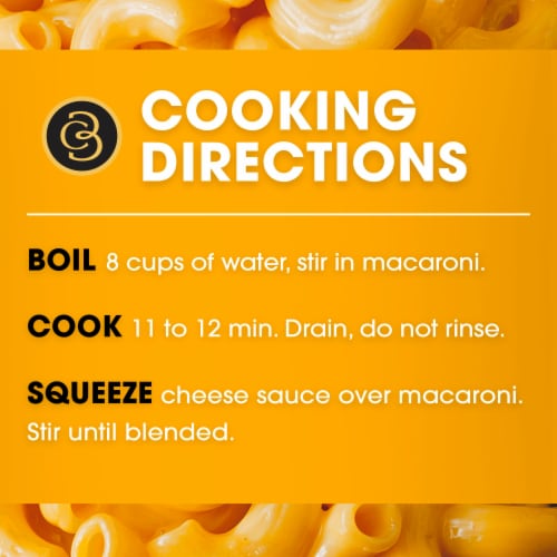 Cracker Barrel Sharp Cheddar Macaroni & Cheese Dinner Perspective: bottom