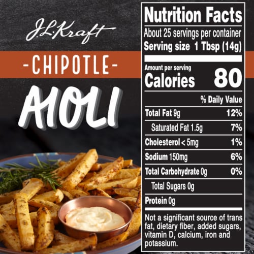 Kraft Chipotle Aioli Mayo Dip & Spread Perspective: bottom