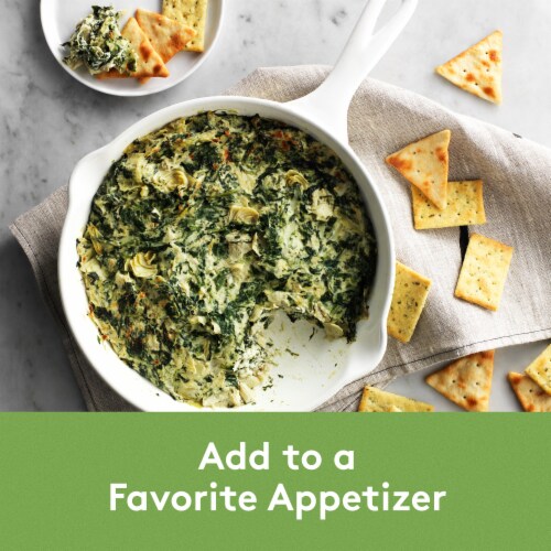Philadelphia Dips Spinach & Artichoke Cream Cheese Dip, Tub Perspective: bottom