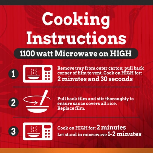Benihana The Japanese Steakhouse Hibachi Chicken Rice Frozen Meal Perspective: bottom