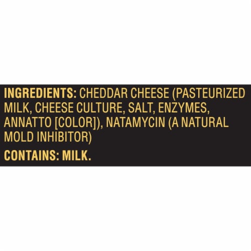 Cracker Barrel Rich & Bold Extra Sharp Yellow Cheddar Cubed Cheese Perspective: bottom