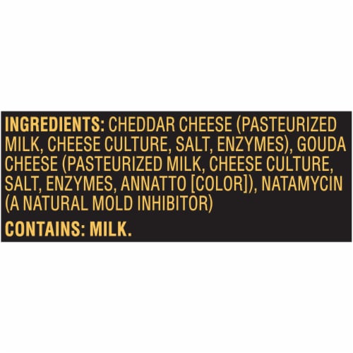Cracker Barrel Rich & Bold Vermont Sharp White Cheddar & Gouda Cheese Cubes Perspective: bottom