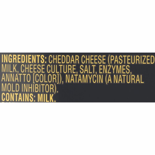 Cracker Barrel Rich & Bold Extra Sharp Yellow Cheddar Cheese Cubes Perspective: bottom