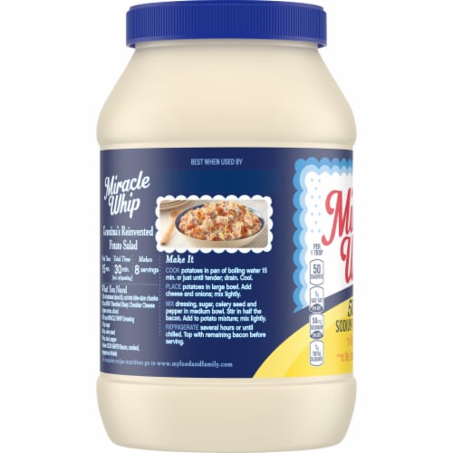 Miracle Whip Reduced Sodium Mayo-Like Dressing, 30 fl oz - Kroger