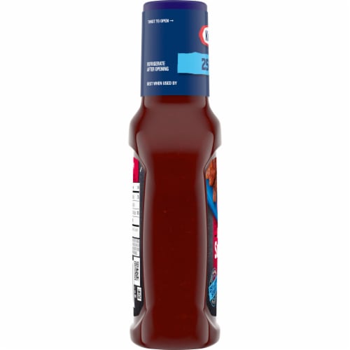Kraft Sweet & Smoky BBQ Barbeque Sauce with 25% Less Sugar Perspective: bottom