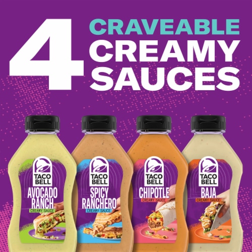 Taco Bell Creamy Chipotle Sauce Perspective: bottom