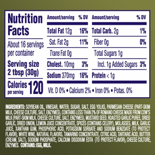 Kraft Deluxe Bold Caesar Salad Dressing Perspective: bottom