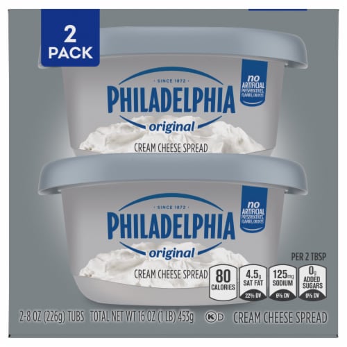Philadelphia Original Cream Cheese Spread Perspective: bottom