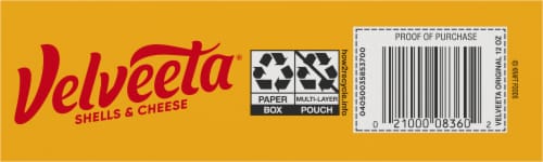 Velveeta® Gluten Free Shells & Cheese Perspective: bottom