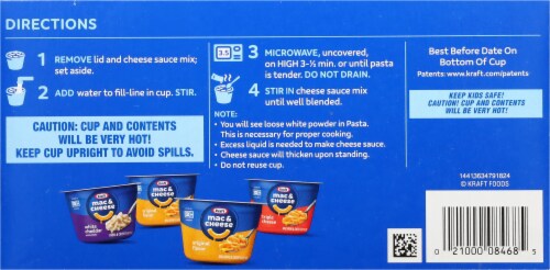 Kraft Single Serve Macaroni & Cheese Variety Pack Perspective: bottom