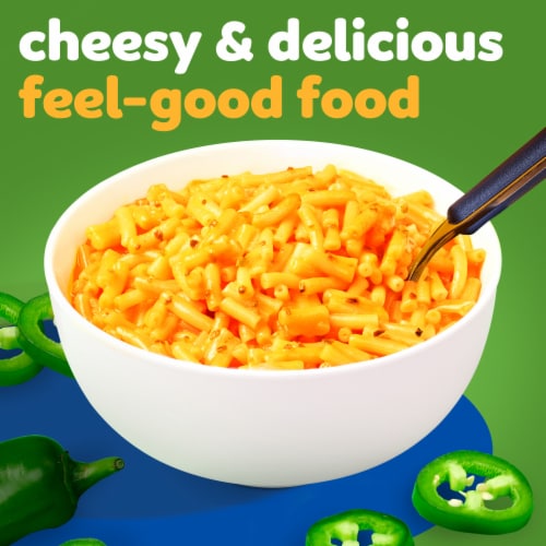 Kraft Jalapeño Flavored Mac & Cheese Macaroni and Cheese Dinner, Pack, Cups Perspective: bottom