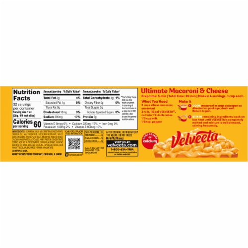 Velveeta 2% Milk Reduced Fat Cheese Perspective: bottom