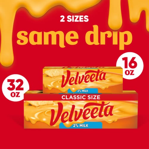 Velveeta Reduced Fat 2% Milk Cheese Perspective: bottom