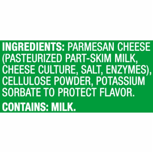 Kraft Parmesan Grated Cheese Perspective: bottom