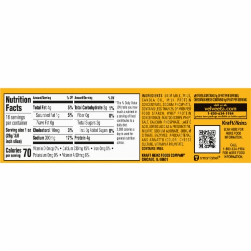 Velveeta Original Cheese Perspective: bottom