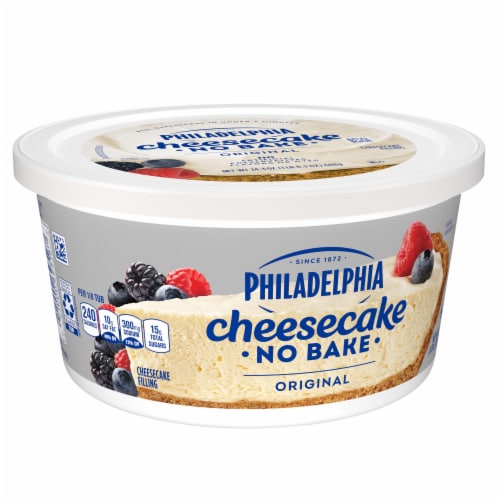 Philadelphia No Bake Original Cheesecake Filling Perspective: bottom