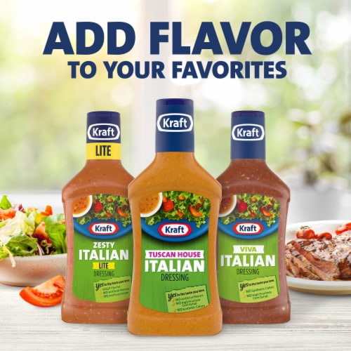 Kraft Tuscan House Italian Salad Dressing Perspective: bottom