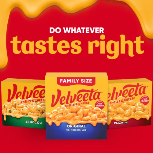 Velveeta Shells and Cheese Original Macaroni and Cheese Dinner Value Size Perspective: bottom