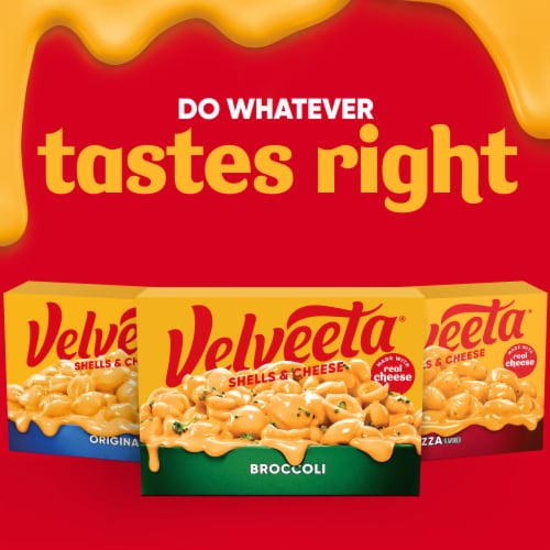Velveeta Shells and Cheese Broccoli Macaroni and Cheese Dinner Perspective: bottom