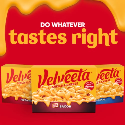 Velveeta Shells and Cheese Bacon Macaroni and Cheese Dinner Perspective: bottom
