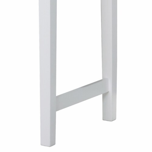 Coaster Vanity Set with Led Lights in White and Dark Grey Perspective: bottom