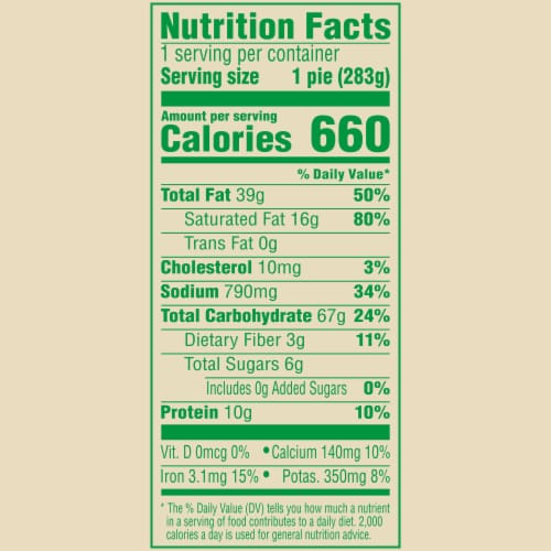 Marie Callender's Broccoli Cheddar And Potato Pot Pie Frozen Meal Perspective: bottom