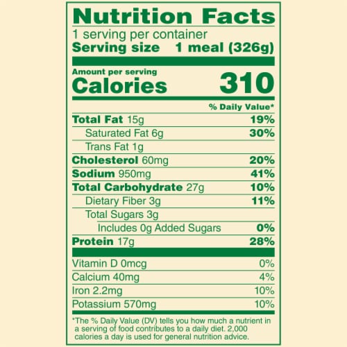 Marie Callender's Beef Shepherd's Pie Frozen Meal Perspective: bottom