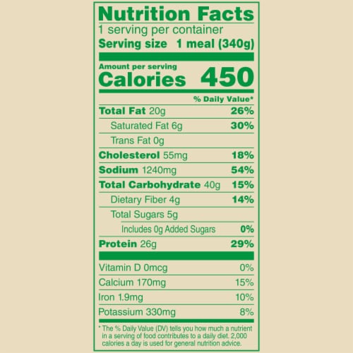 Marie Callender's Cheesy Bacon Chicken Frozen Meal Perspective: bottom