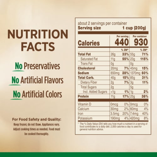 Marie Callender's Chicken Pot Pie Frozen Meal Perspective: bottom