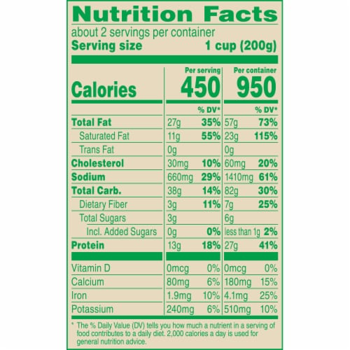 Marie Callender's Creamy Parmesan Chicken Pot Pie Frozen Meal Perspective: bottom