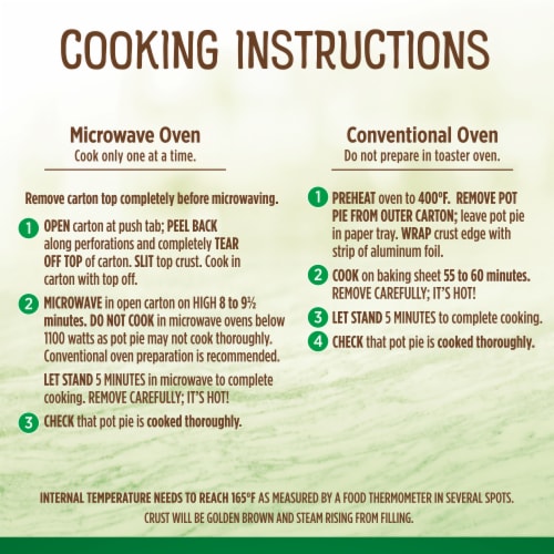 Marie Callender's Plant-Based Gardein Be'F Pot Pie Frozen Meal Perspective: bottom