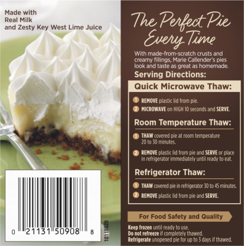 Marie Callender's® Key Lime Mini Pies Perspective: bottom