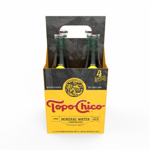 Topo Chico Mineral Bottled Water Perspective: bottom
