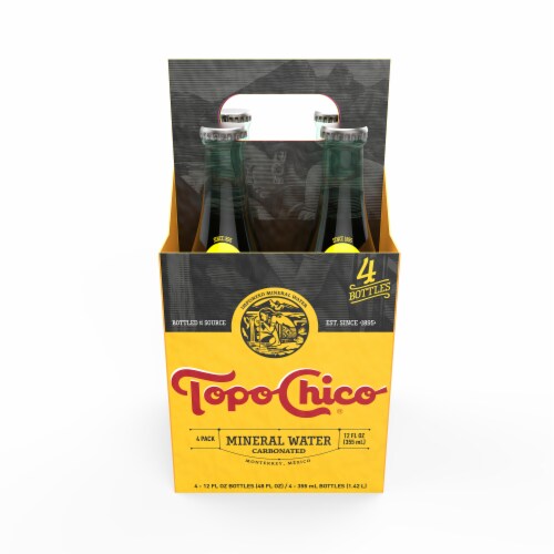Topo Chico Mineral Bottled Water Perspective: bottom