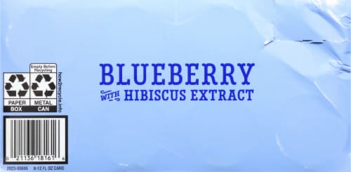 Topo Chico Sabores Blueberry With Hibiscus Extract Flavored Sparkling Water Cans Perspective: bottom