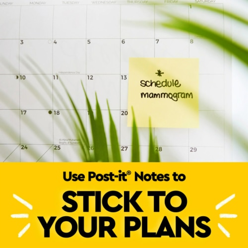 Post-it® Note Pads - Canary Yellow Perspective: bottom