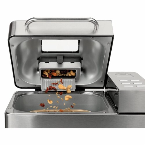 Aroma Housewares Stainless Steel 2 Pound Digital Bread Maker - Silver Perspective: bottom