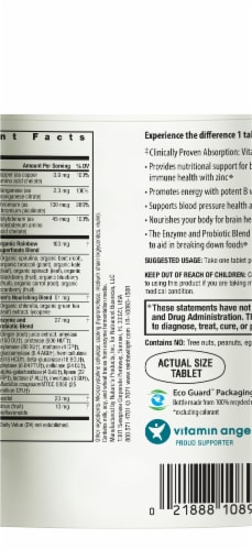 Rainbow Light Men's One Multivitamin Tablets Perspective: bottom