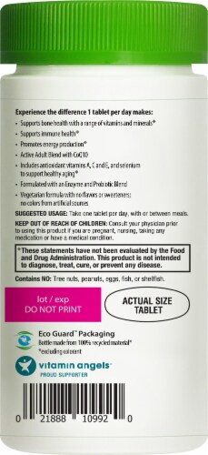 Rainbow Light Active Adult + Multivitamin Tablets Perspective: bottom