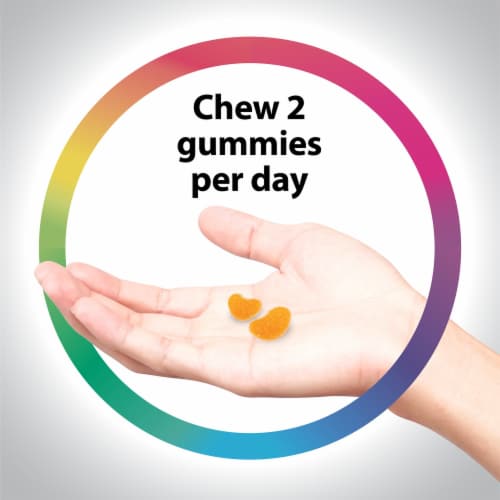 Rainbow Light High-Potency Vitamin C Gummies Antioxidant and Immune Support Supplement Perspective: bottom