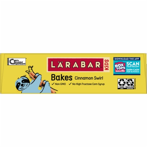 Larabar Kids Bakes Cinnamon Swirl Snack Bars Perspective: bottom