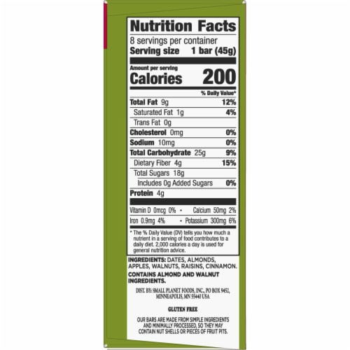 Larabar Apple Pie Fruit and Nut bars Perspective: bottom